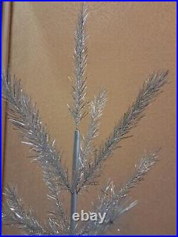 CHRISTMAS. SILVER FIR-TREE. Vintage Artificial Aluminum. CHRISTMAS TREE USSR