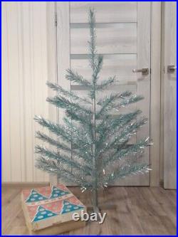 CHRISTMAS. SILVER FIR-TREE. Vintage Artificial Aluminum. CHRISTMAS TREE USSR