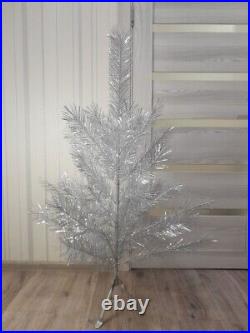 CHRISTMAS. SILVER FIR-TREE. Vintage Artificial Aluminum. CHRISTMAS TREE USSR