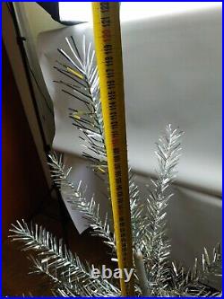 CHRISTMAS. SILVER FIR-TREE. Vintage Artificial Aluminum. CHRISTMAS TREE USSR #1