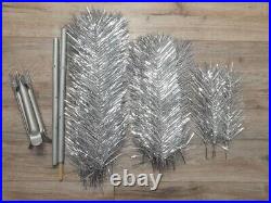 CHRISTMAS. SILVER FIR-TREE. Vintage Artificial Aluminum. CHRISTMAS TREE USSR