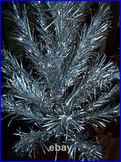 COLLECTOR VTG 4 FT RETRO SILVER STAINLESS Aluminum Specialty ALUMINUM XMAS TREE
