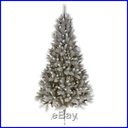 Christmas Tree 2.1m 6ft 6 Silver Tip Fir Tree Xmas Festive