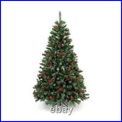Christmas Tree Xmas 3FT 4FT 5FT 6FT 7FT 8FT With Metal Stand Home Decor Holiday