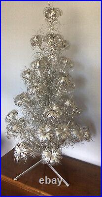 Consolided Novelty Company 1960s Aluminum 4 Foot Christmas Tree