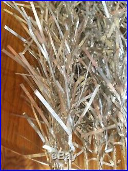 Cool Vintage Aluminum Stainless Silver 6' Christmas Tree 55 Branch Evergleam