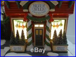 Dept 56 Silver Bells Christmas Shop 56-55040 Snow Sisal Tree Horse Sleigh