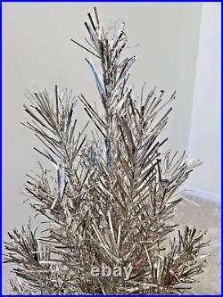 Evergleam 4 ft Aluminum Christmas Tree 58 Branch Complete