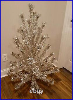 Evergleam 58 Branch Stainless Aluminum 4 Ft. Christmas Tree