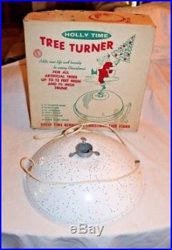 Evergleam 6' Silver Aluminum Christmas Tree Color Wheel Tree Turner Stand Box