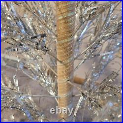 Evergleam Aluminum Christmas Tree 6ft. 46 Swirl Branches