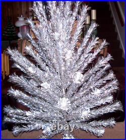 Evergleam Vintage Silver Aluminum 6 Ft 91 Branch Christmas Tree
