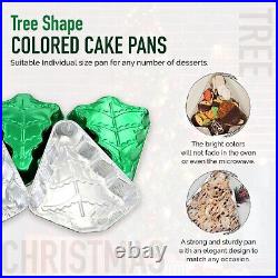 Green Disposable Holiday/ Christmas Tree Cake Pan & Gift Pan NO LIDS #9501X