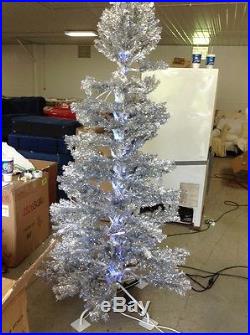 Hammacher Schlemmer Fiber Optic Prismatic light show Artificial Christmas Tree