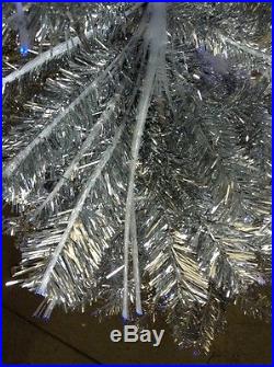 Hammacher Schlemmer Fiber Optic Prismatic light show Artificial Christmas Tree