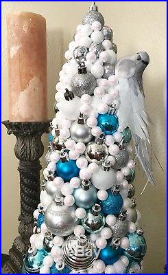 Handmade Unique 21 Christmas Tree Centerpiecewhite Fantasybird Holiday Decor