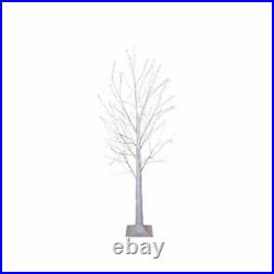 Kurt Adler 4-Foot Pre-Lit Winter White Twig Tree