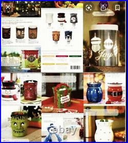 LOTS of SCENTSY Warmers NEW RETIRED HTF Halloween Christmas Gnome Tree ETC