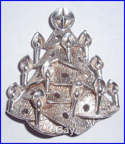 Lincoln Mint Charmers Series 1972 Sterling Silver Xmas Tree Ornament Medallion