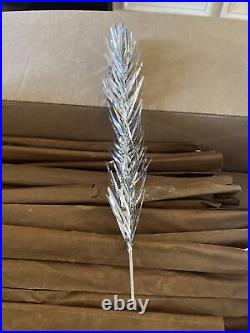 Lot of 40 VTG Aluminum Christmas Tree Replacement Branches 15in Partial Stand