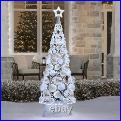 Member's Mark 7' Pre-Lit Christmas Tree with Decorative Ornaments Assorted Col