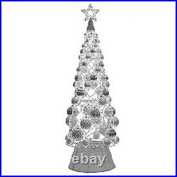 Member's Mark 84 Pre-Lit Tree with Ornaments Silver