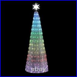 Member's Mark Pre-Lit 6' Color-Changing Tree Décor with 19 Functions (Silver)