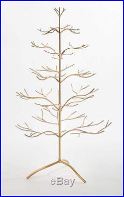 Metal Christmas Tree 5 Tiers 36 In. Holiday Home Decoration Ornament Display