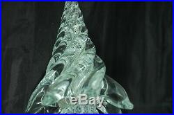 Murano Glass Twisted Silver Branch Christmas Tree