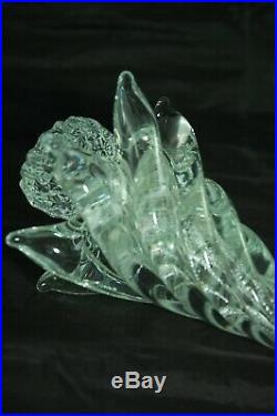 Murano Glass Twisted Silver Branch Christmas Tree
