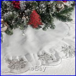 NEW Infingo Angel Christmas Tree Skirt Silver