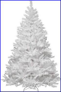 National Tree Company (WCHW7-500-75)7 1/2' Winchester White Pine Silver Glitter