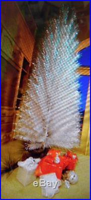 New Aluminum Christmas Tree Yuletide Expressions 7' Deluxe Slimline Discontinued