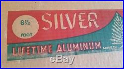 New Old Stock Silver Forest Vintage Aluminum Christmas Tree 6 1/2