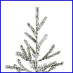 Northlight 5' Flocked Alpine Coral Artificial Christmas Tree Unlit