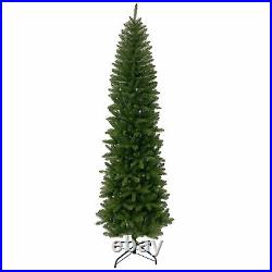 Northlight 7.5' Silver Lake Fir Pencil Artificial Christmas Tree, Unlit