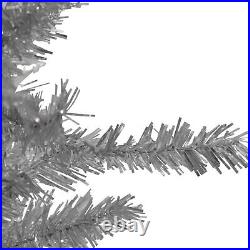 Northlight 9ft Silver Tinsel Slim Artificial Christmas Tree Unlit