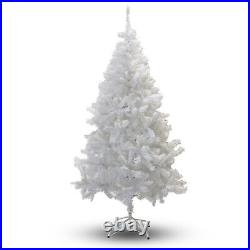 PVC Artificial Xmas Christmas Tree Unlit Multiple Colors Holiday Silver Tinsel