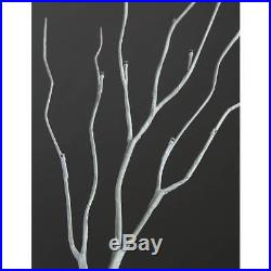 Patch Magic 7 ft. LED Lighted White Artificial Birch Christmas Tree with 120