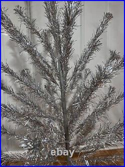 Peco Christmas Tree 41622-6 ft 46 pom sparkling stainless metal Complete Withbox