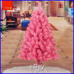 Pink 4 5 6 7 Feet Tall Christmas Tree Stand Holiday Season Indoor Outdoor Trees