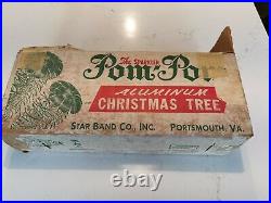 Pom Pom Aluminum Christmas Tree The Sparkler Star Band Co MCM 4ft 35 branch