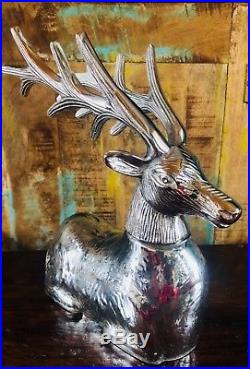 Pottery Barn MERCURY GLASS Reindeer Deer Stag Christmas New Object Tree