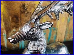 Pottery Barn MERCURY GLASS Reindeer Deer Stag Christmas New Object Tree
