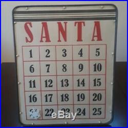 Pottery Barn Santa Magnetic Advent Calendar 20.75 H #2075