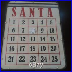 Pottery Barn Santa Magnetic Advent Calendar 20.75 H #2075