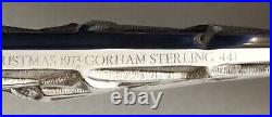 RARE 1973 Gorham Sterling Silver ICICLE Christmas Tree Ornament Pouch Box RARE