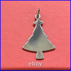 RARE RETIRED JAMES AVERY STERLING SILVER CHRISTMAS TREE With ORNAMENTS PENDANT