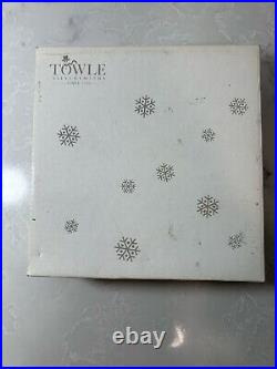 Rare! Vintage Towel Silver Plated Christmas Tree Topper Star Shambaia