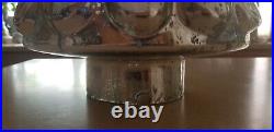 Rare XXL 30 Pottery Barn Mercury Silver Glass Modern Tree Candle Holder Decor